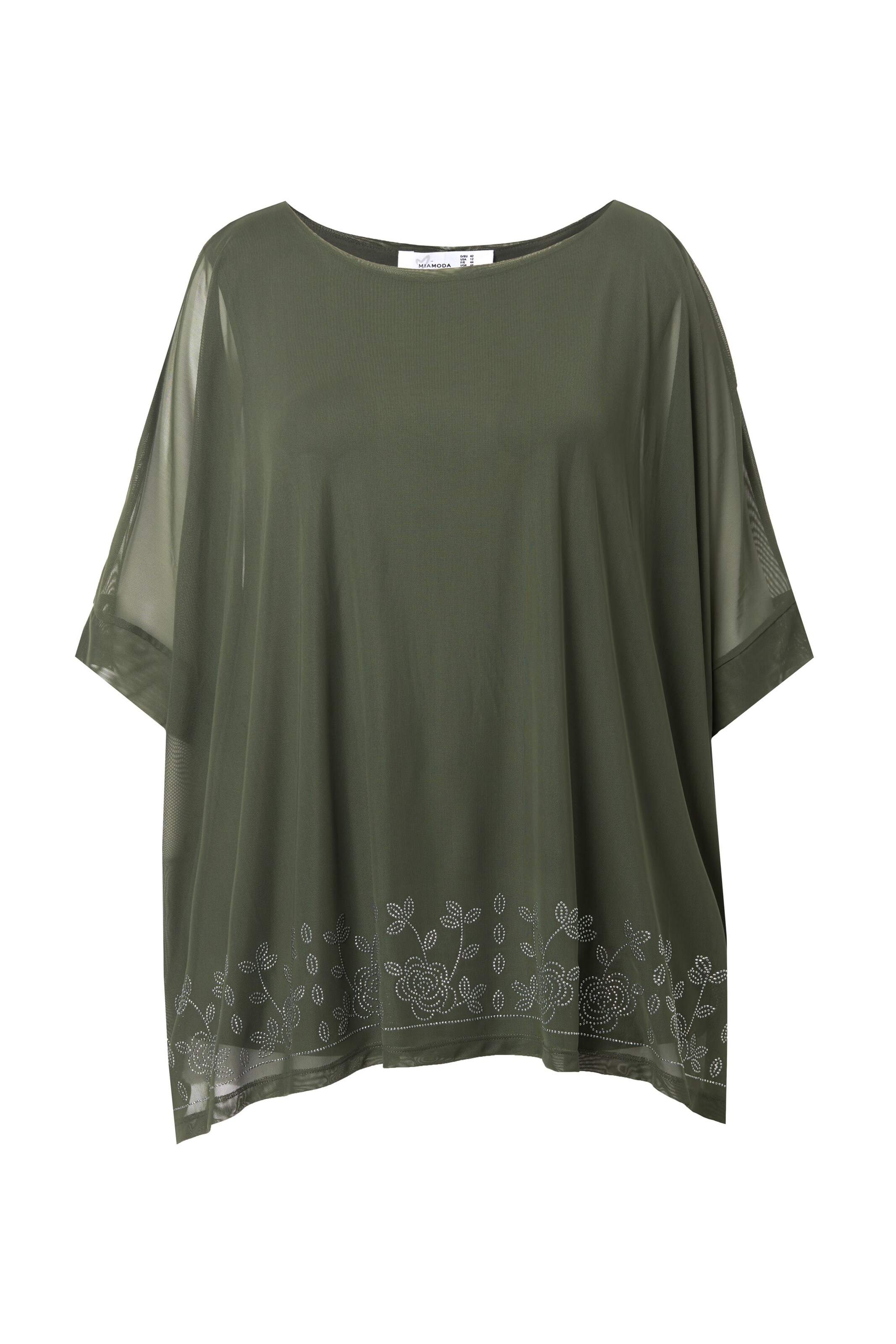 MIAMODA Blouse in Groen: voorkant