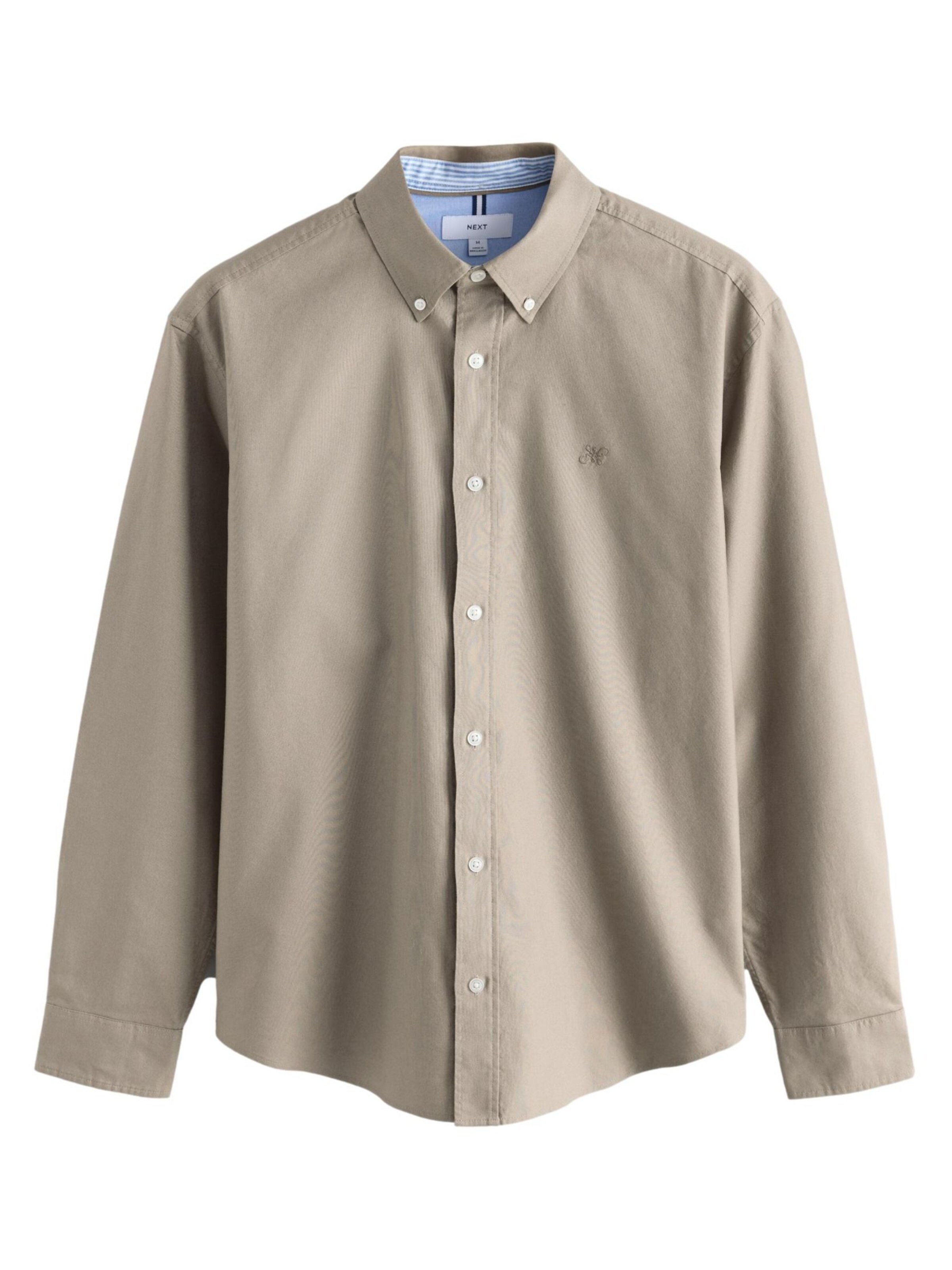 Next Средняя посадка Рубашка в Серый: спереди