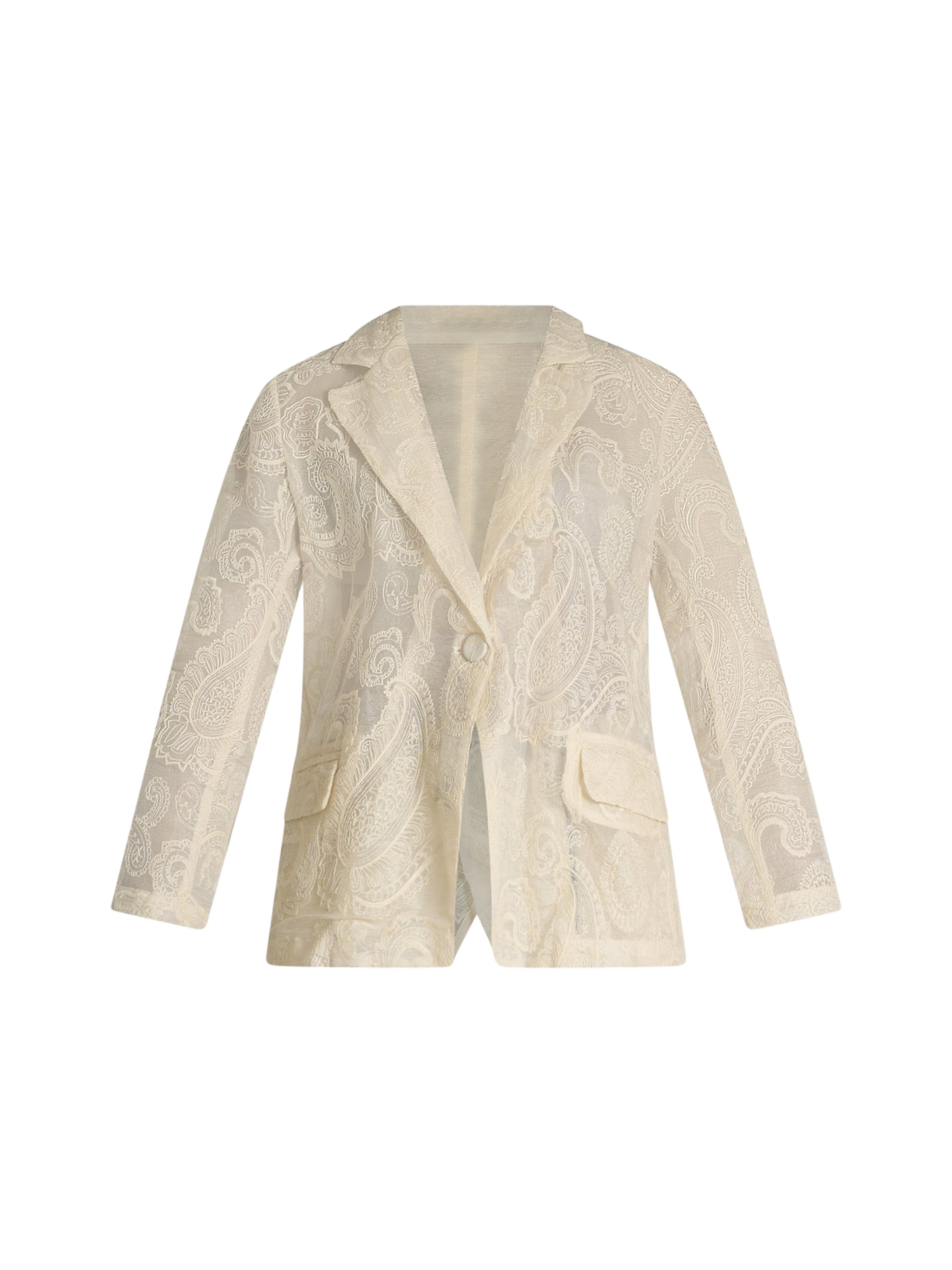 Blazer SOUVENIR en beige : devant