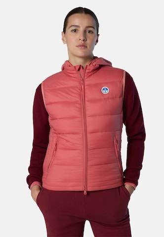 North Sails Bodywarmer 'Galia' in Roze: voorkant