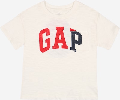 Tricou GAP pe roși aprins / negru / alb amestacat, Vizualizare produs