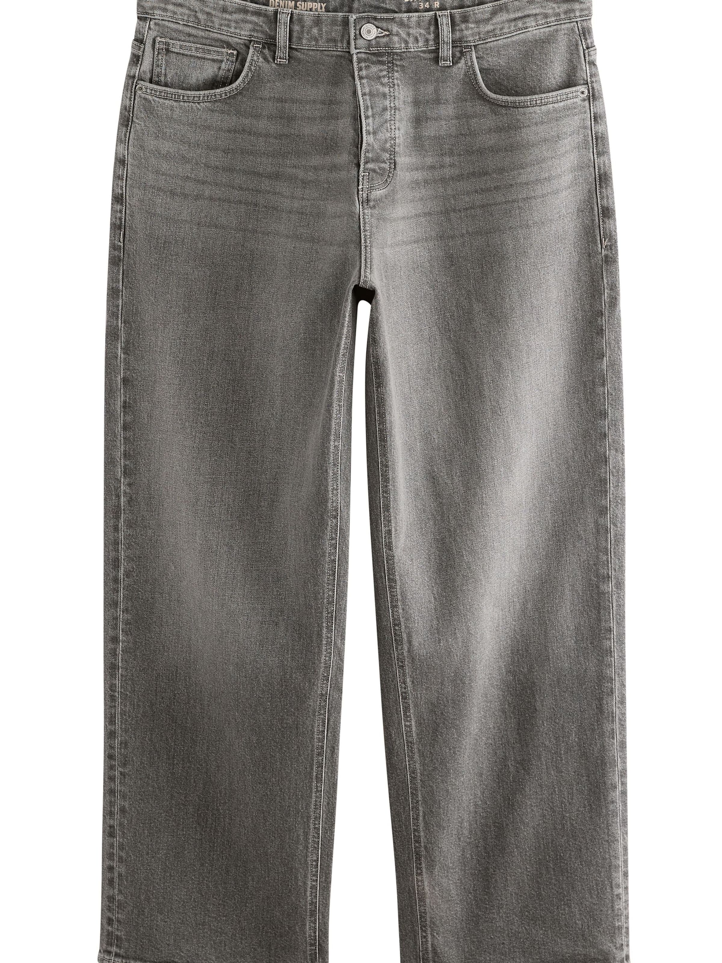 Next Loose fit Jeans in Grey: front