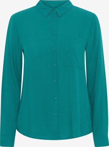 ICHI Blouse 'MAIN' in Green: front
