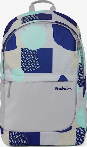 Satch Backpack in Grey: front