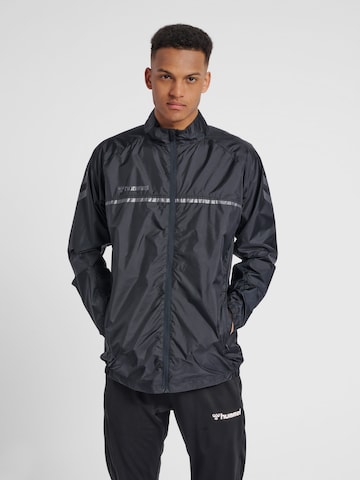 Hummel Athletic Jacket in Black: front