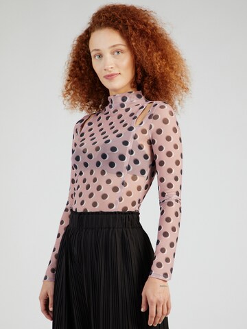 HUGO Shirts 'Daveria' i beige: forside