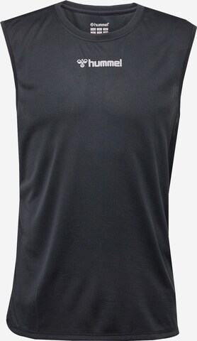 Hummel Performance shirt 'RUN SINGLET' in Black: front