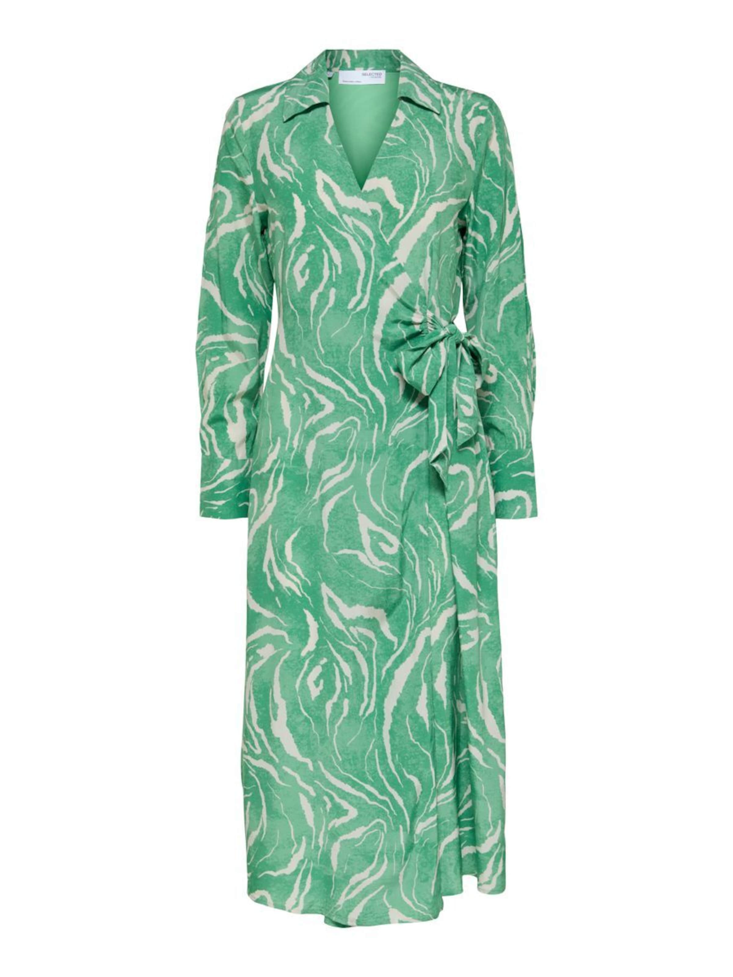 SELECTED Shirt Dress in Green: front