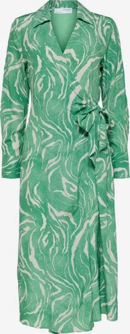 SELECTED FEMME Shirt dress in Green: front