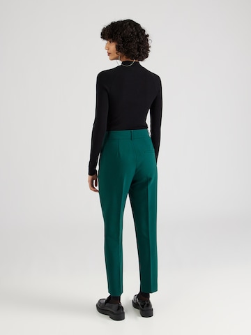 s.Oliver BLACK LABEL Normalny krój Spodnie w kant w kolorze zielony