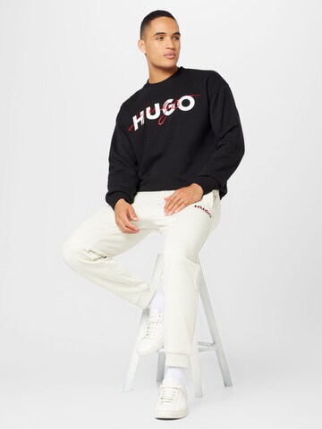 HUGO - Sweatshirt 'Droyko' em preto