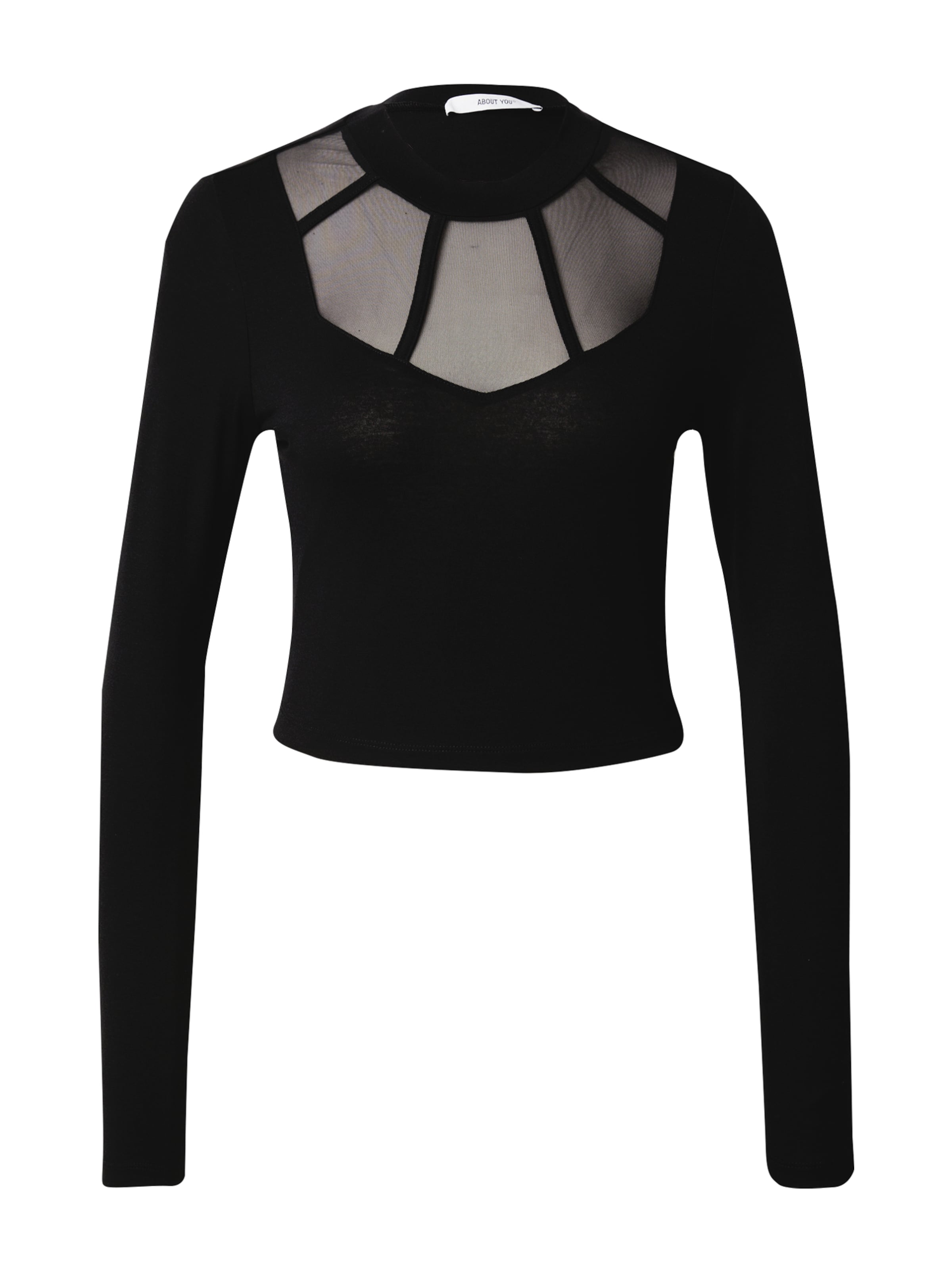 ABOUT YOU Paita 'Raquel' värissä musta: etupuoli