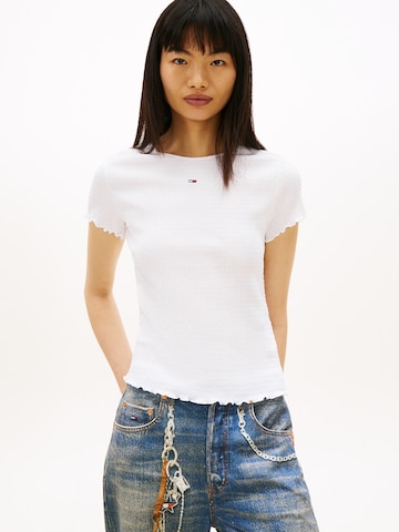 Tommy JeansMajica - bijela boja: prednji dio