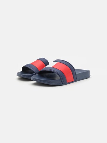 TOMMY HILFIGER Hausschuh 'Slide' in Blau: Vorderseite