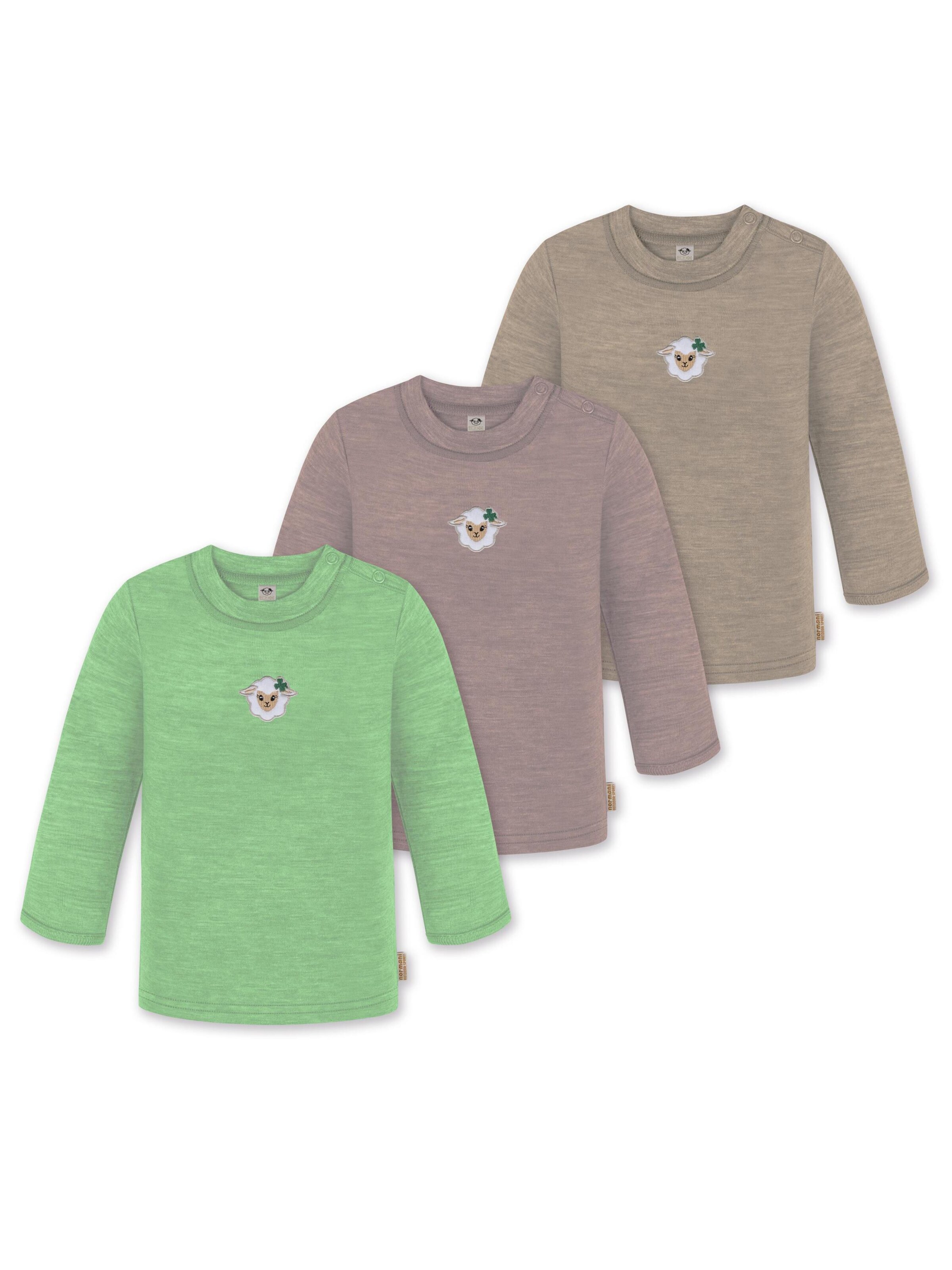 normani Shirt 'Taupo' in Beige: Vorderseite