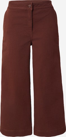 Calvin Klein Jeans Bő szár Nadrág - barna: elől