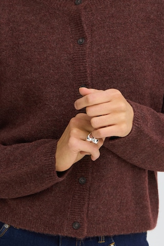 Fransa Knit cardigan in Brown
