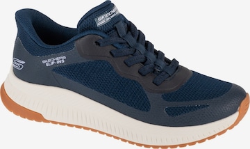 SKECHERS Platform trainers 'Skechers Slip-Ins: Bobs Squad 4 - Staple Look' in Blue: front