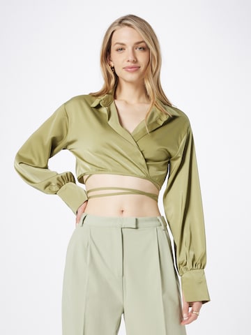 Misspap - Blusa en verde: frente