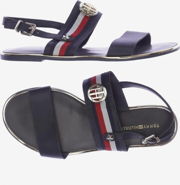 TOMMY HILFIGER Sandalen 38 in Blau: predná strana