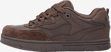 Pull&BearNiske tenisice - smeđa boja: prednji dio