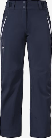 Schöffel Regular Outdoorhose 'Ski Pants Pontresina L' in Blau: predná strana