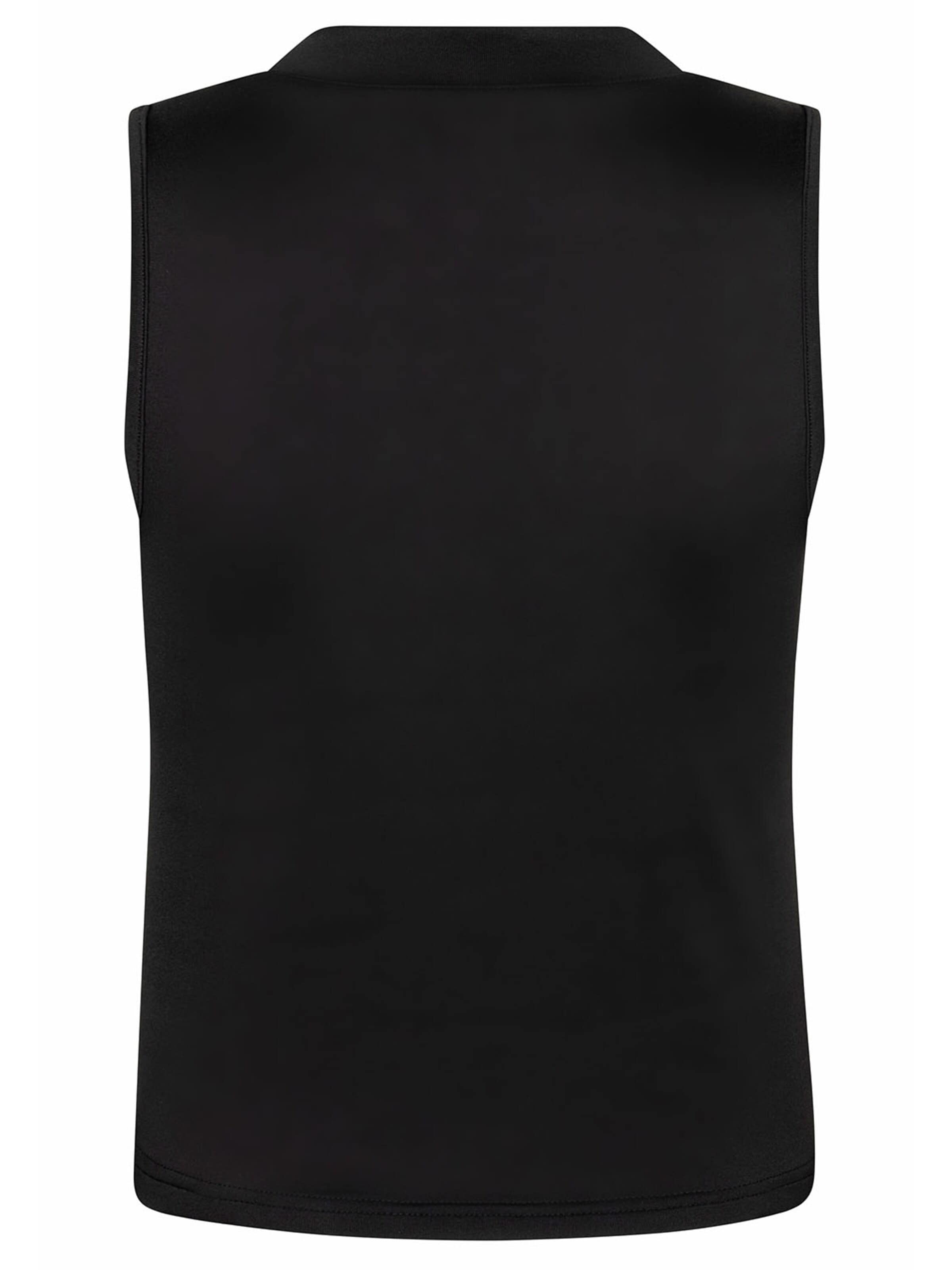 Chic by Lirette Top 'Crop top halter Natural' in Black