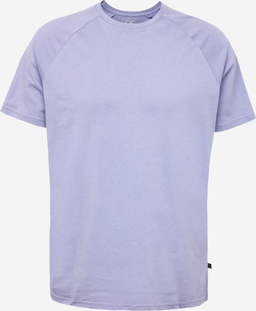 T-Shirt QS en violet : devant