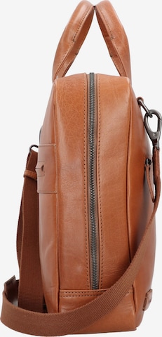 Plevier Document Bag 'Rock Onyx' in Brown