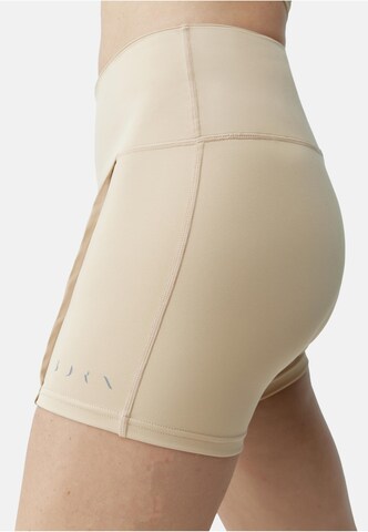 Born Slim fit Trousers with creases 'Sayani' in Beige
