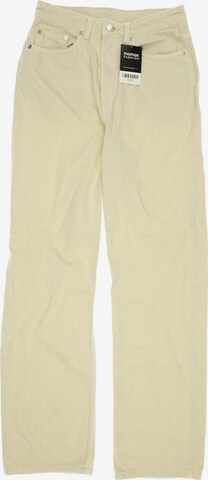 WEEKDAY Jeans in 28 in Beige: front