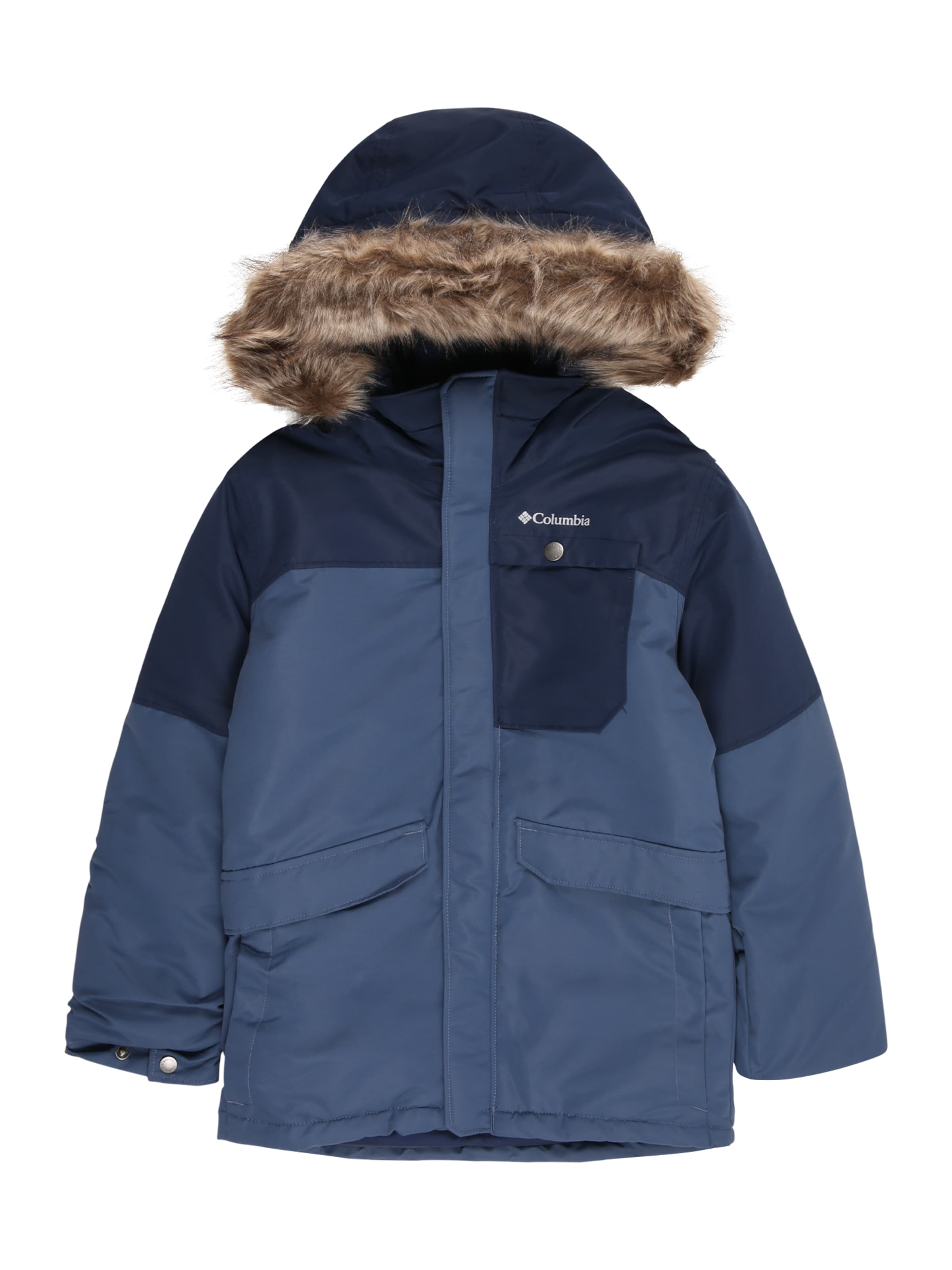 Geacă outdoor 'Nordic Strider II' de la COLUMBIA pe albastru: față