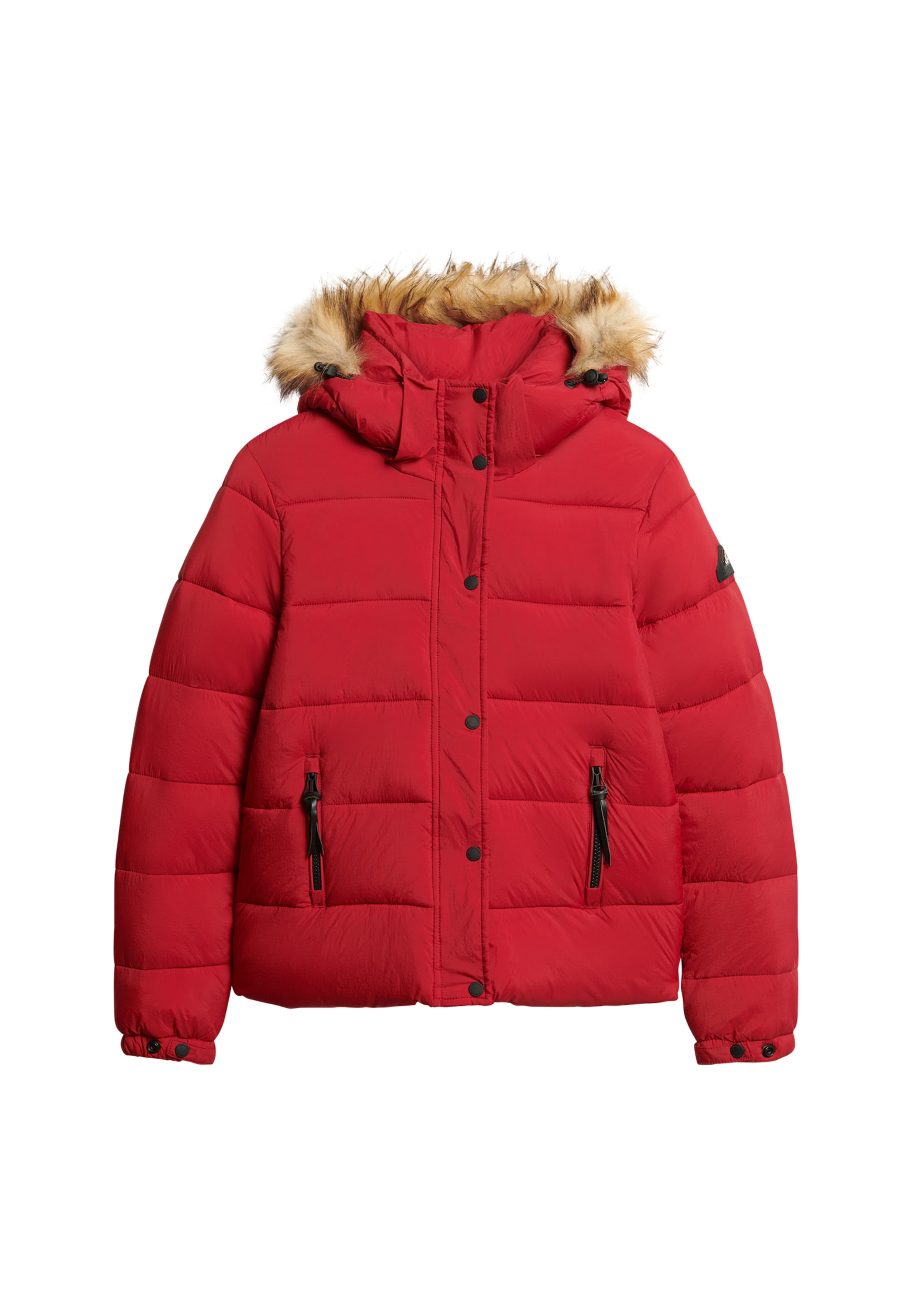 Veste d’hiver Superdry & Co en rouge : devant