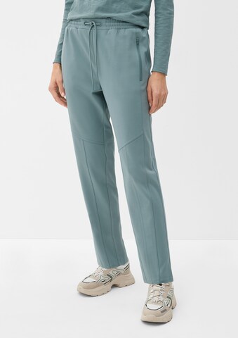 s.Oliver Tapered Broek in Blauw: voorkant