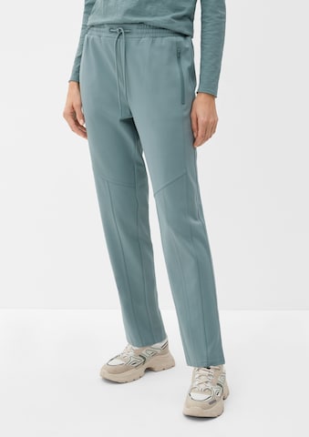 Effilé Pantalon s.Oliver en bleu : devant