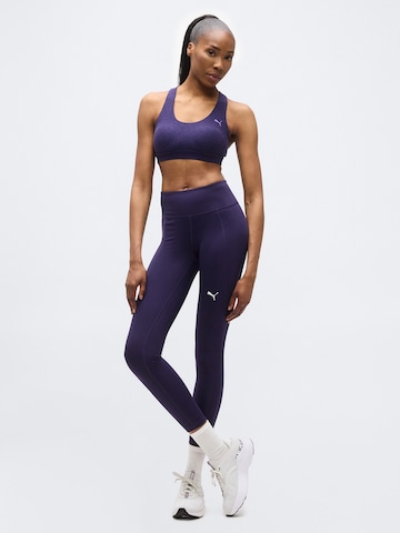 PUMA Skinny Sportbroek 'TAD ESSENTIAL' in Lila