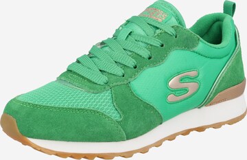 Sneaker bassa di SKECHERS in verde: frontale