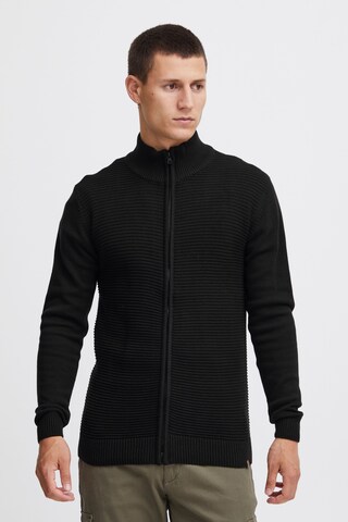 INDICODE JEANS Cardigan 'Rickert' in Schwarz: predná strana