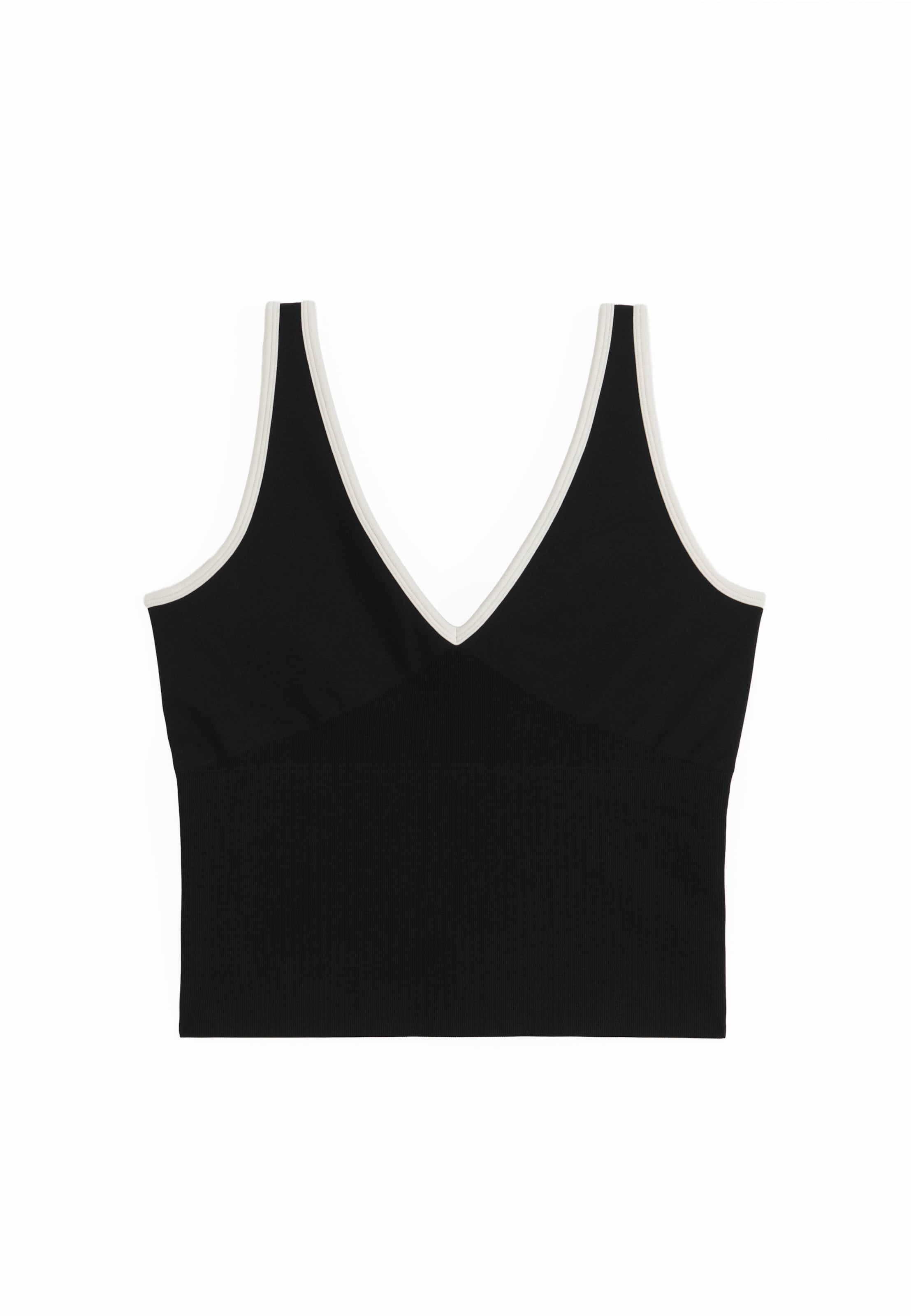 Aim'n Sporttop in Zwart: voorkant