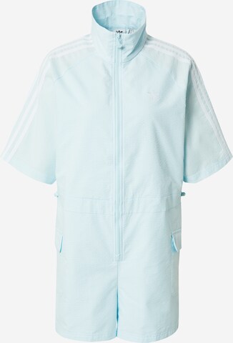 ADIDAS ORIGINALS Jumpsuit 'Adicolor Classics Poplin Playsuit' in Blue: front