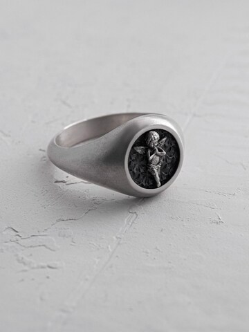 REYTEL Ring 'BOY OF LIGHT' in Zilver: voorkant