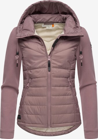 Ragwear Between-season jacket 'Lucinda' in Purple: front