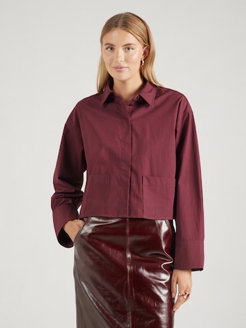 YAS Blouse 'YASLEE' in Red: front