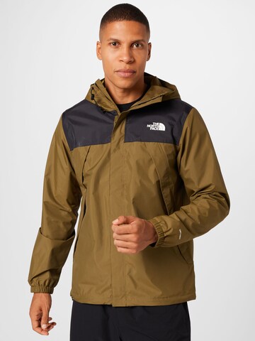 THE NORTH FACE Outdoorová bunda 'Antora' – zelená: přední strana