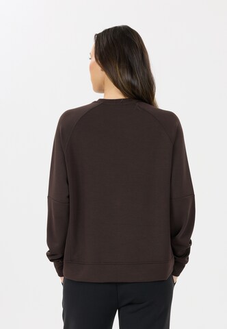 Athlecia Sweatshirt 'Jacey' in Braun