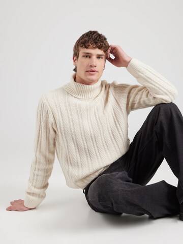 Jack & Jones Premium Tröja 'JPRBLATrent' i vit: framsida