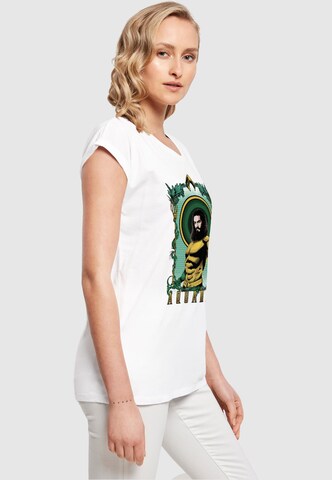 ABSOLUTE CULT T-Shirt 'Aquaman - Trident' in Weiß