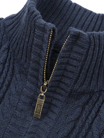 Youthup Knit Cardigan in Blue