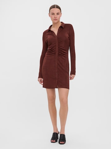 VERO MODA Shirt dress in Brown