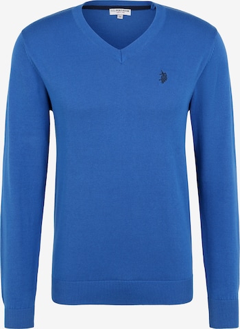 U.S. POLO ASSN. Trui in Blauw: voorkant